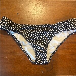 Black and White Polka Dot Bikini Bottom